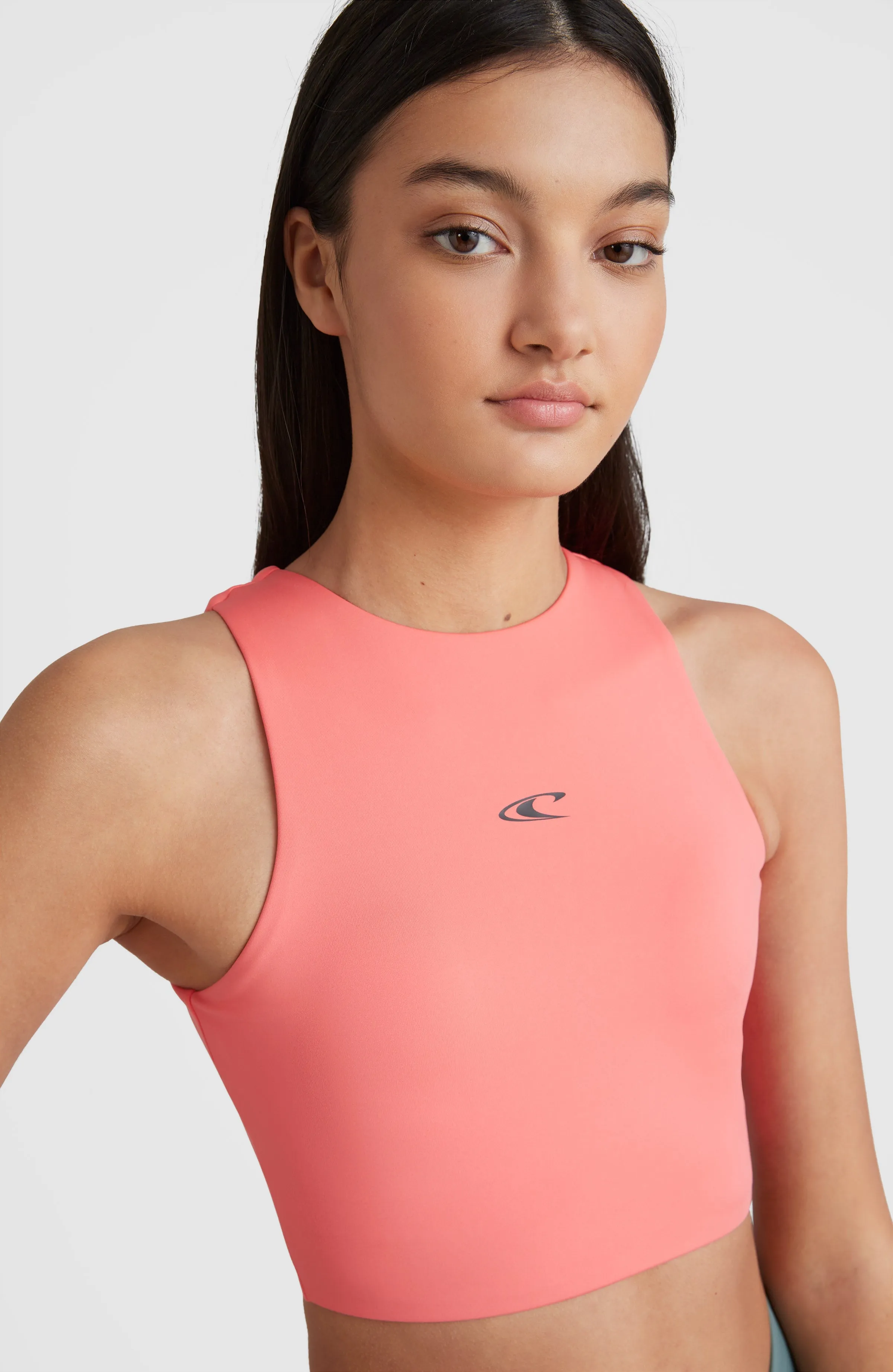 Active Cropped Sports Top | Georgia Peach