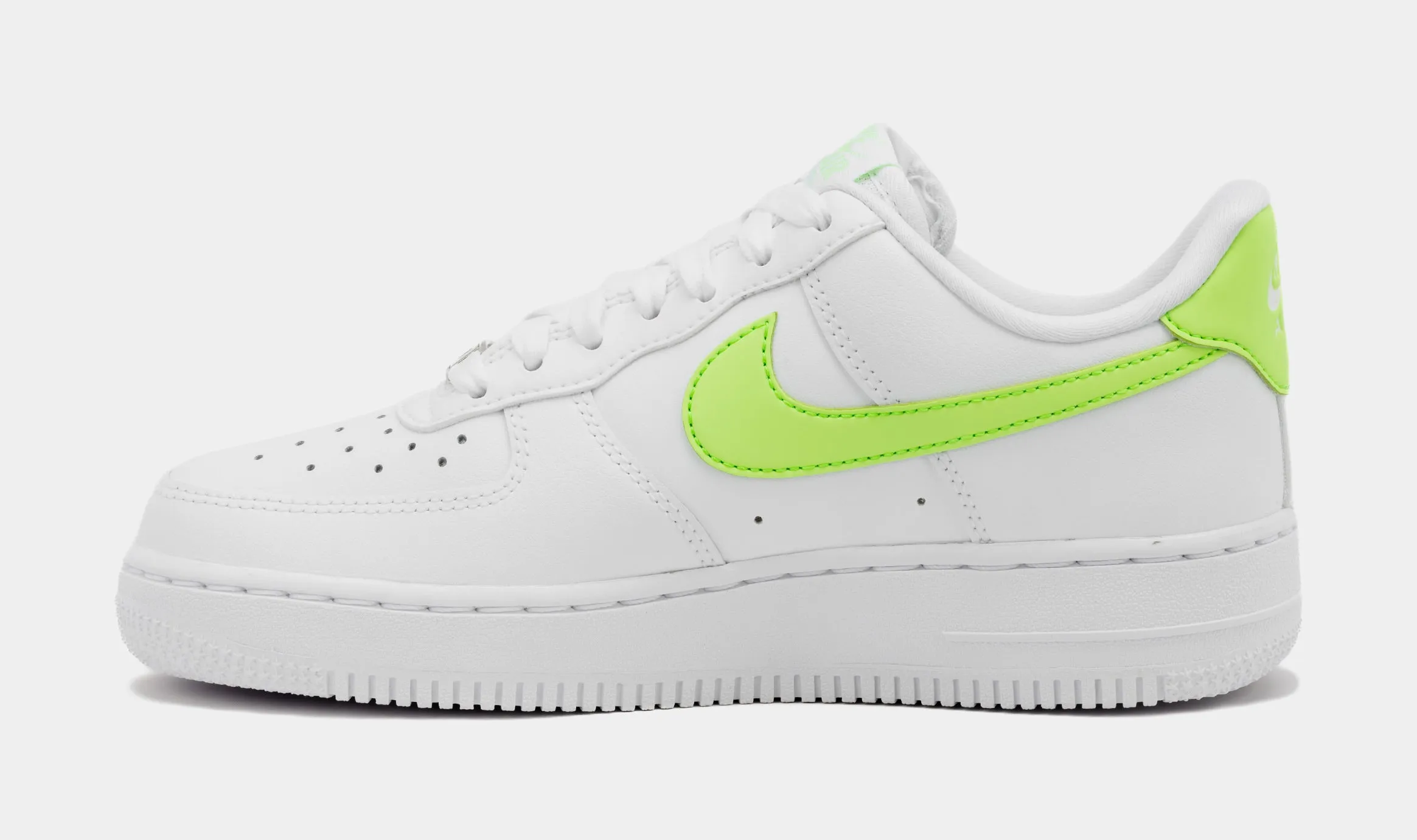 Air Force 1 '07 Lime Womens Lifestyle Shoes (White/Lime Green)