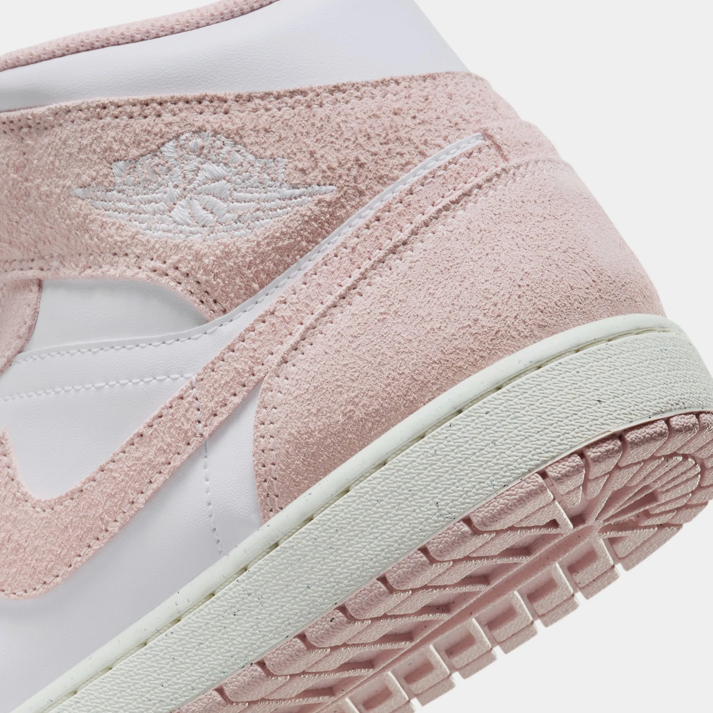 Air Jordan 1 Mid SE Mens Lifestyle Shoes (White/Sail/Legend Pink)