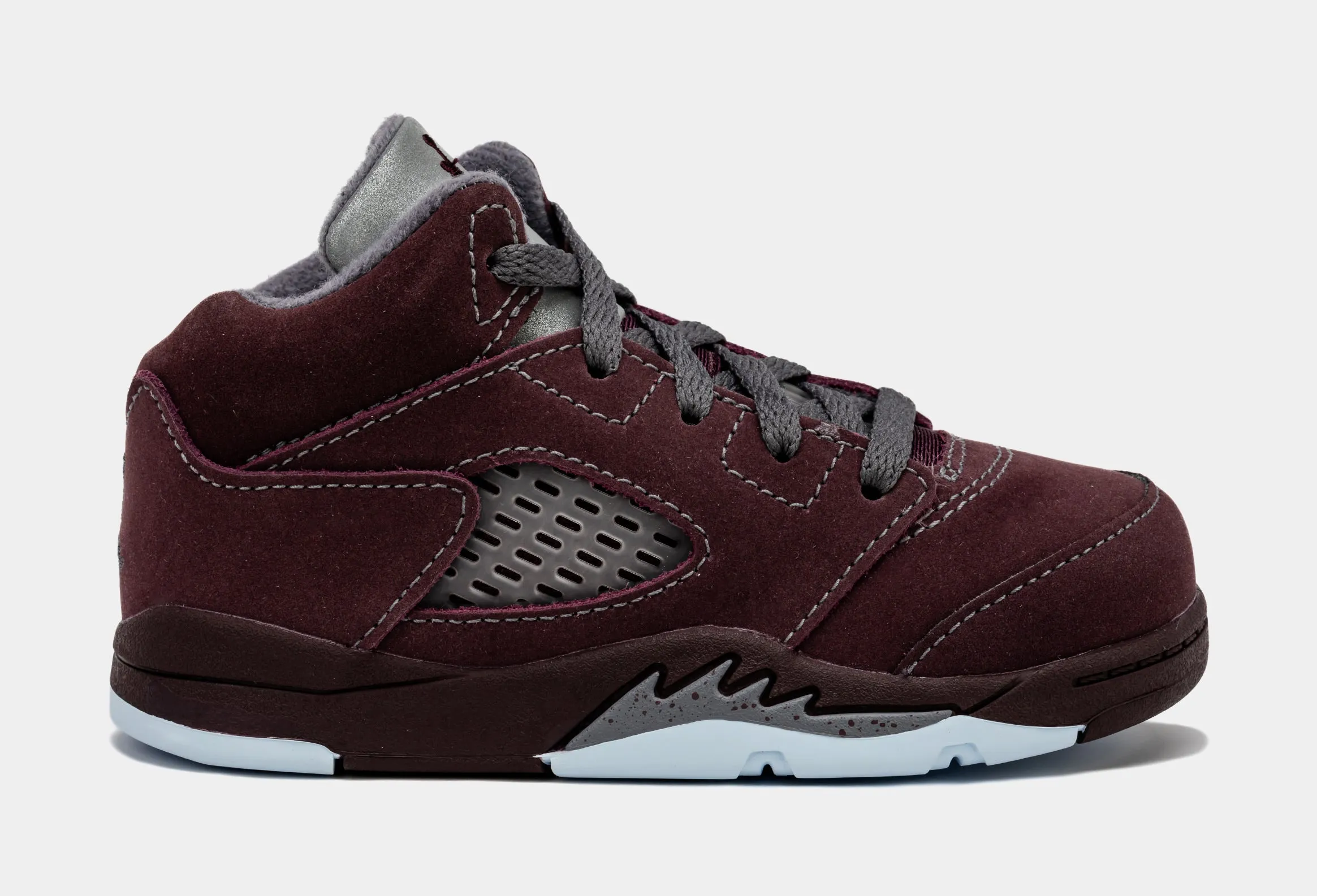 Air Jordan 5 Retro SE Burgundy Infant Toddler Lifestyle Shoes (Burgundy)