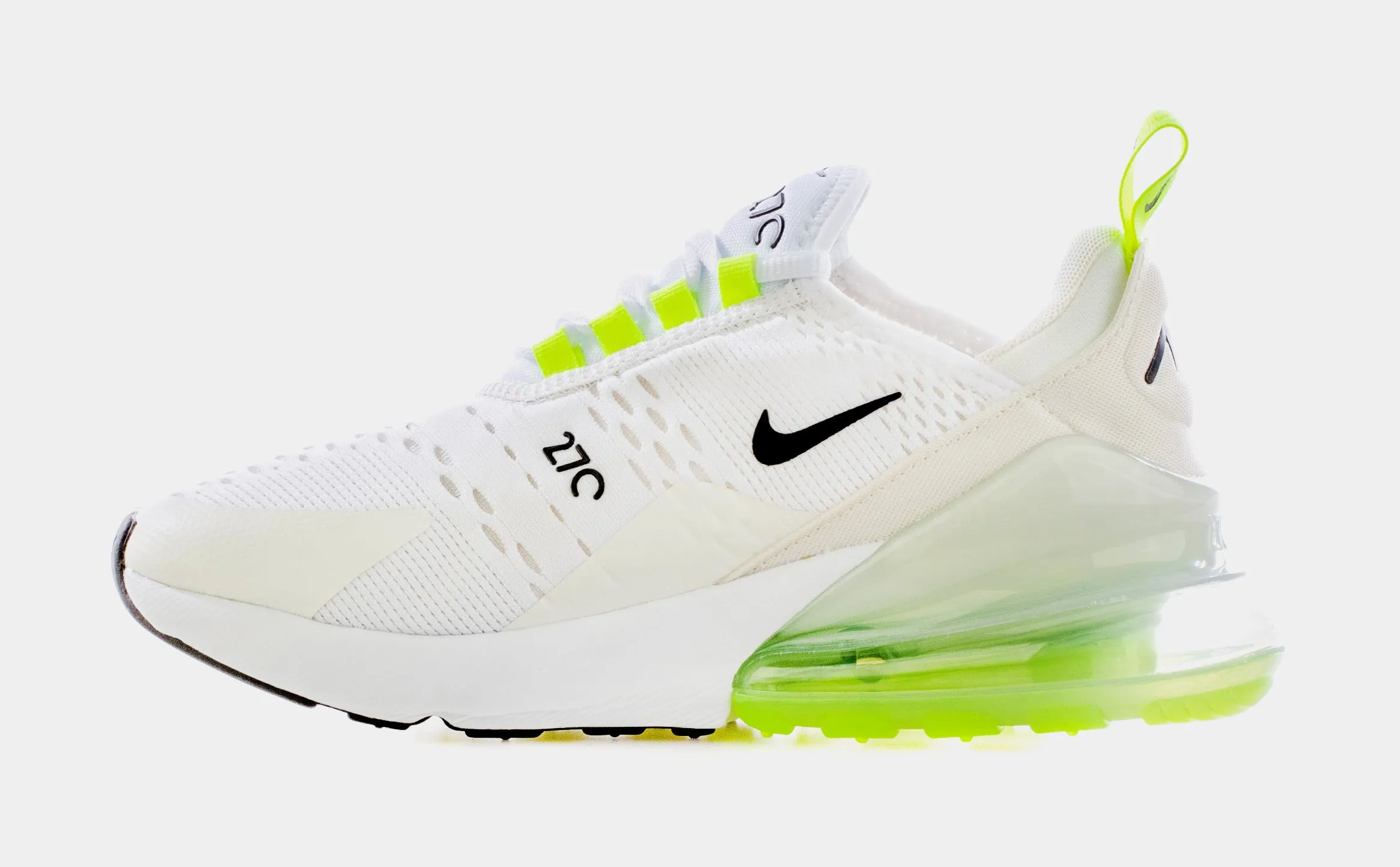 Air Max 270 White Ghost Green Womens Lifestyle Shoes (White/Green)