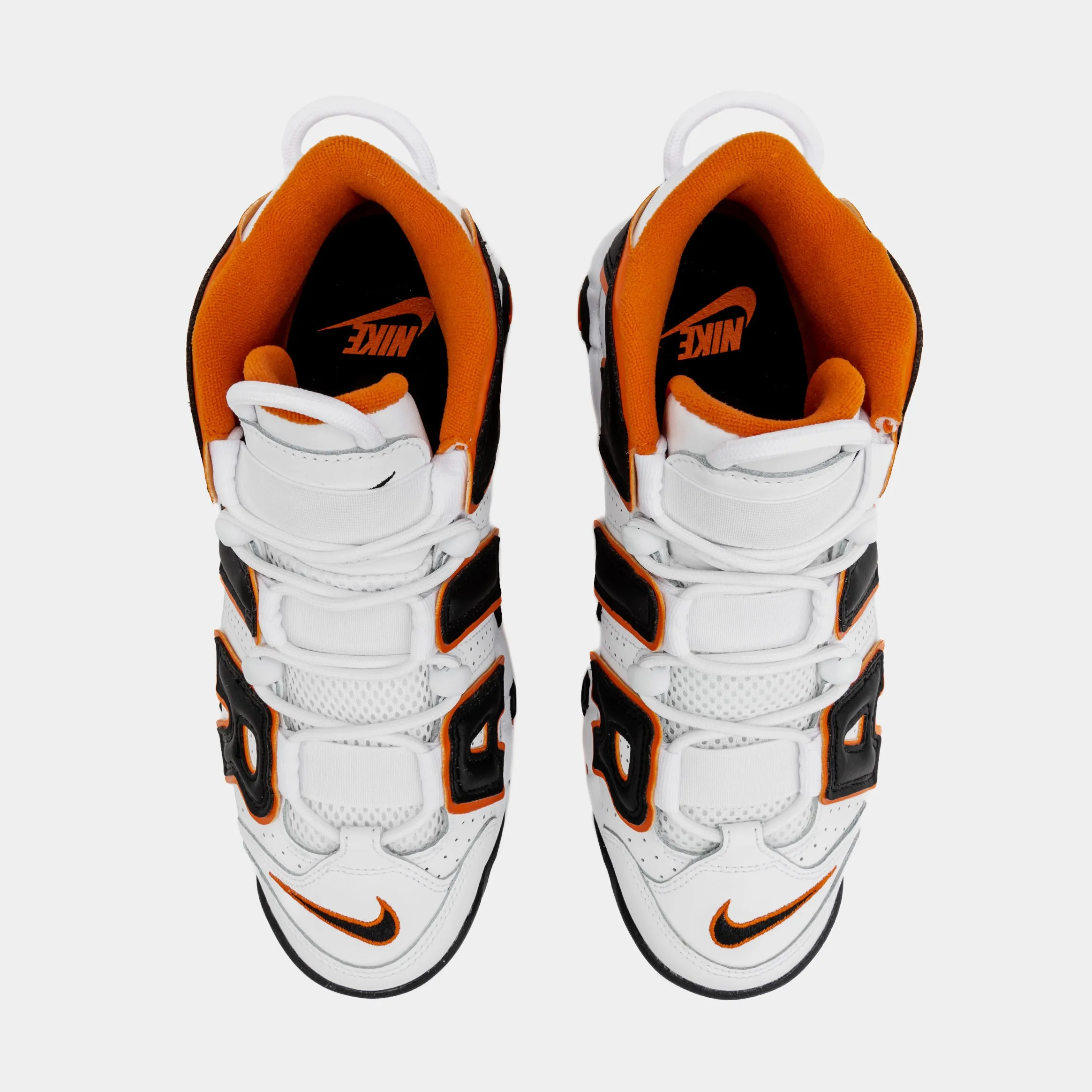 Air More Uptempo '96 Mens Basketball Shoes (White/Orange)