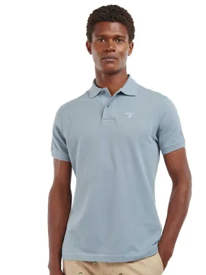 BARBOUR Sports Polo Shirt - Men's - Washed Blue