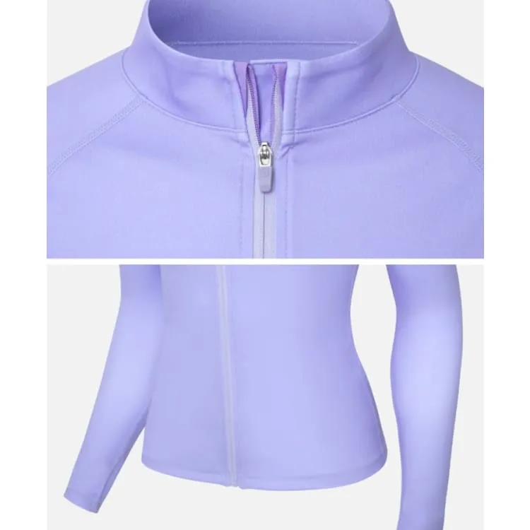 Barrel Women Essential Zip-Up Rashguard-PURPLE