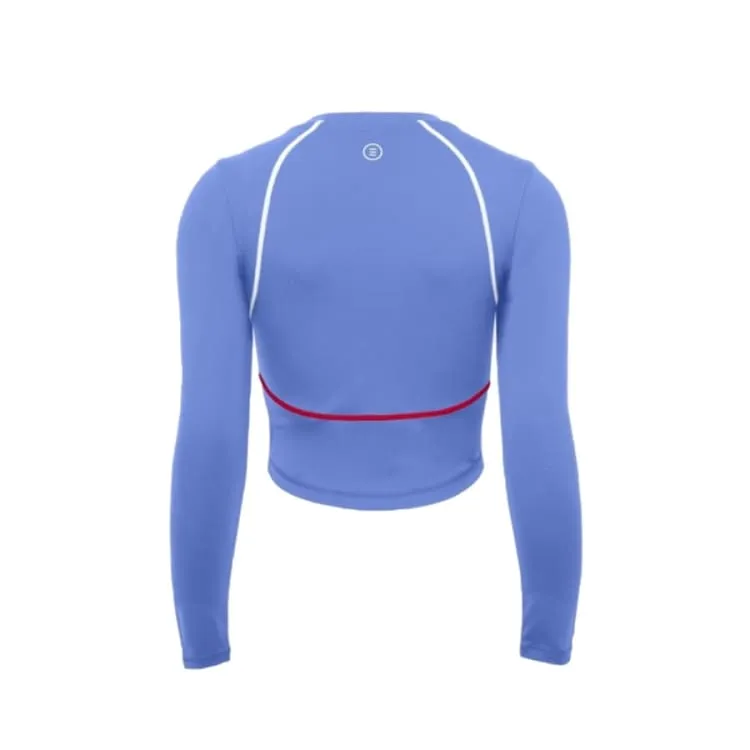 Barrel Women Vibe Crop Rashguard-BLUE