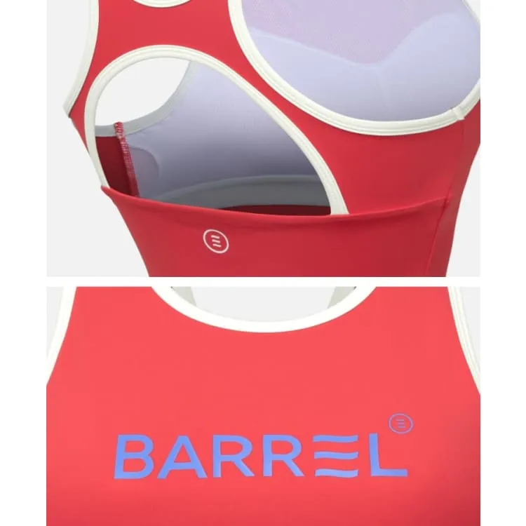 Barrel Women Vibe Half Bra Top-RED