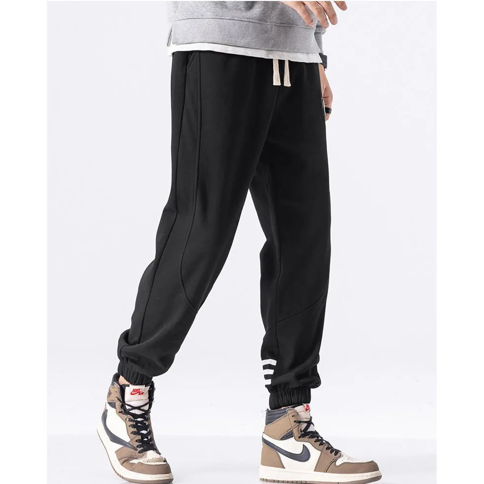 Casual Knitted Sports Tapered Sweatpant