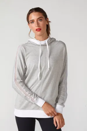 CHICHI Active Audrey Hooded Sweatshirt - Grey