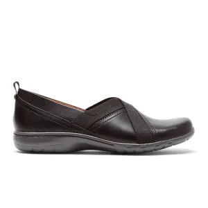 Cobb Hill Penfield Envelope Slip On Loafer (Women) - Black Leather