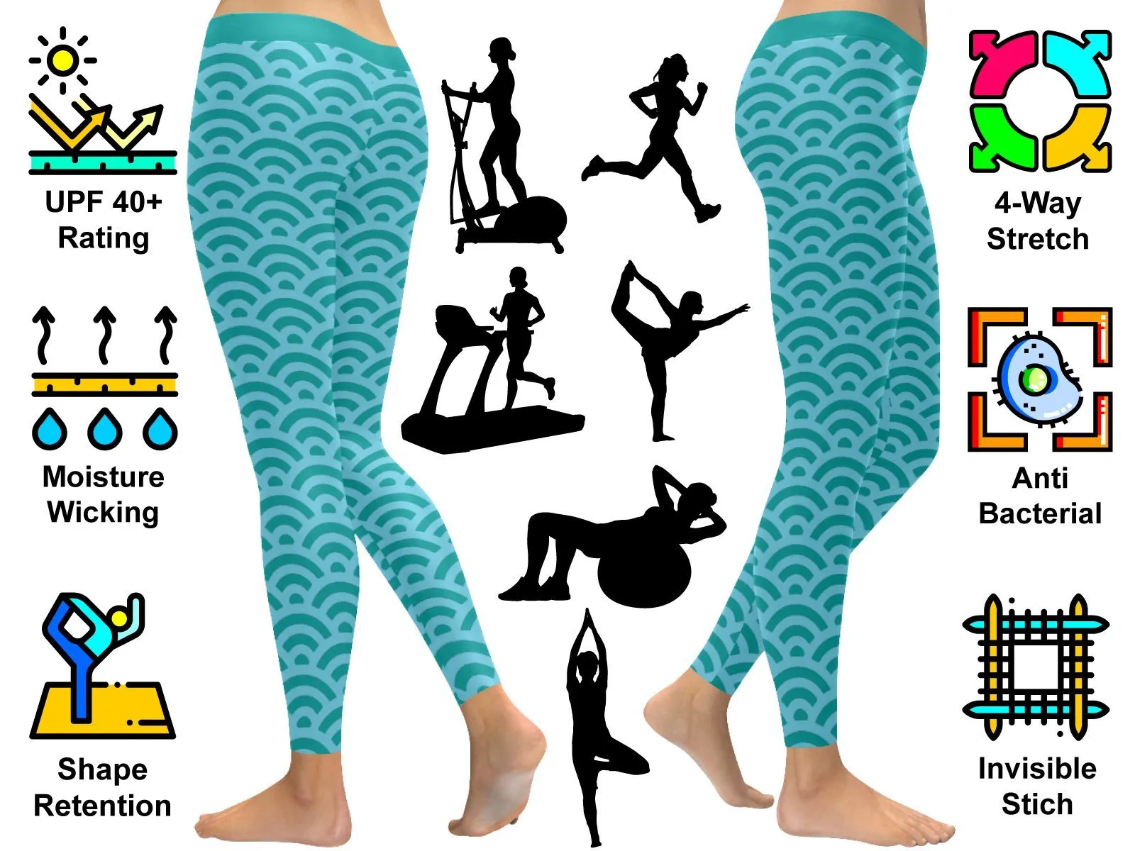 Created With A Purpose Soft Leggings For Women - Christian Leggings For Women