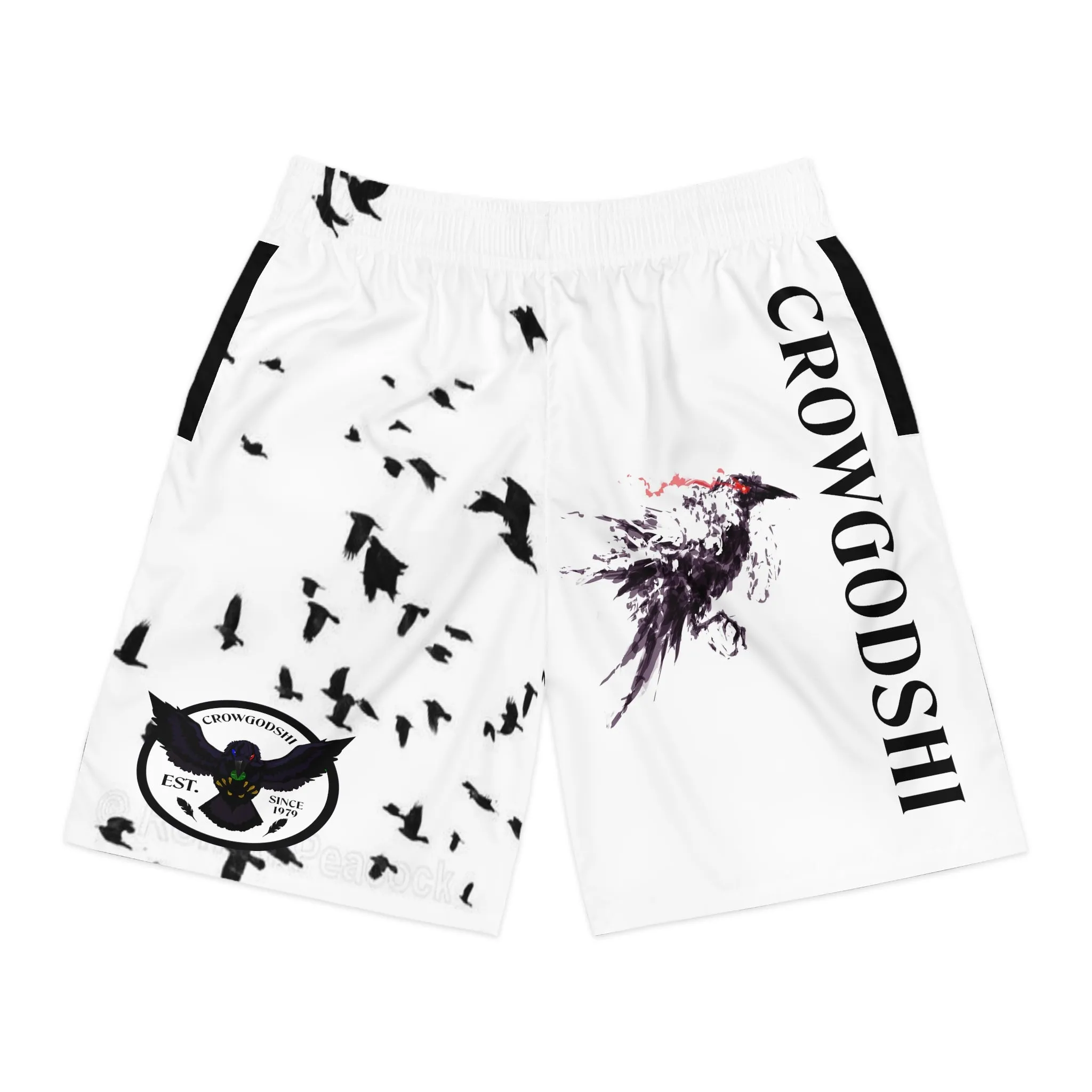 Crowgodshi Men's Flock of Crows Shorts