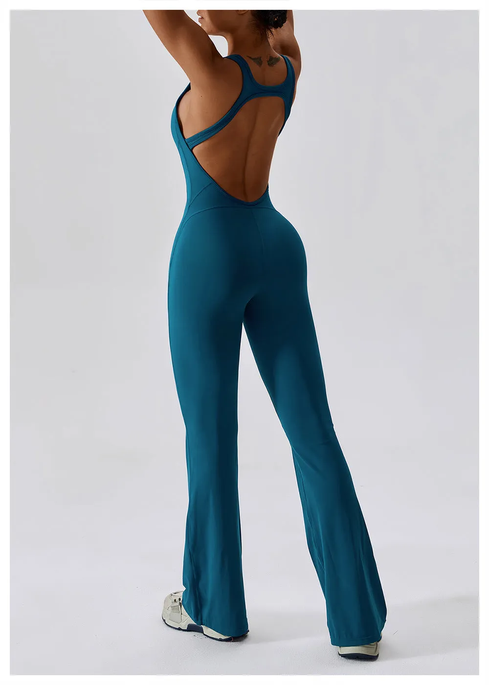 Customized Logo Quick-drying Tight Romper Yoga Dance Sports Fitness Wear Hip Lift Belly Micro La One-piece Yoga Jumpsuit Women