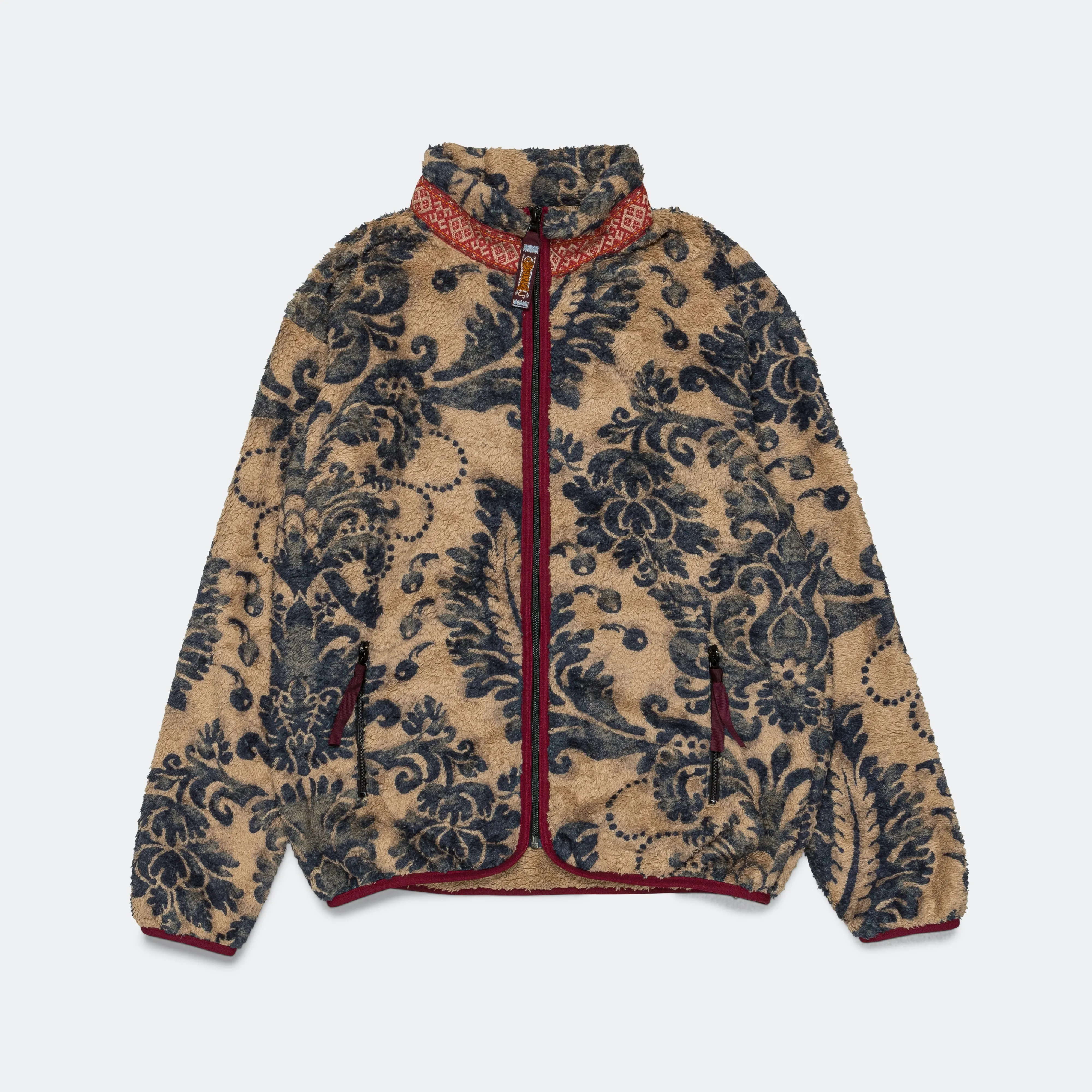 DAMASK Fleece ZIP Blouson - Beige