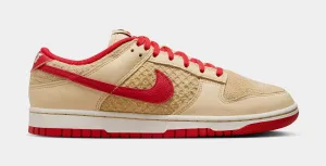 Dunk Low Retro SE Strawberry Waffle Mens Lifestyle Shoes (Pale Vanilla/University Red/Sail/Wheat)