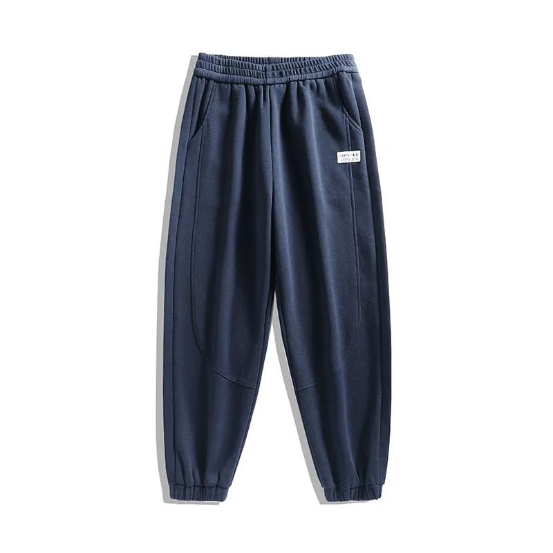 Elastic Waist Sport Versatile Tapered Sweatpant