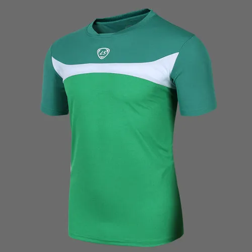 FANNAI Brand New Arrival 2017 men Designer soccer jerseys T Shirt sports Quick Dry Slim Fit Breathabl shirts Tops & Tees M_XXXL