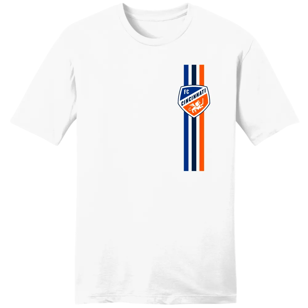 FC Cincinnati Shield Vertical Stripes