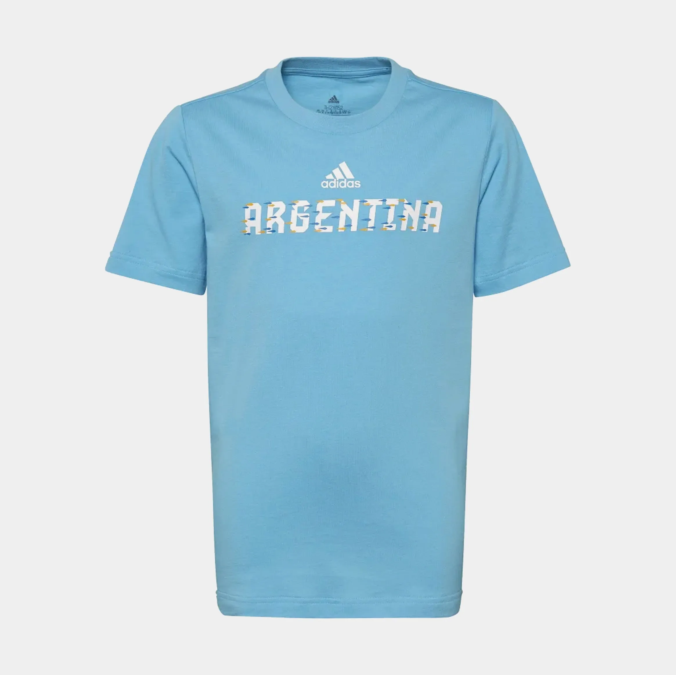 Fifa World Cup 2022 Argentina Mens Short Sleeve Shirt (Blue)