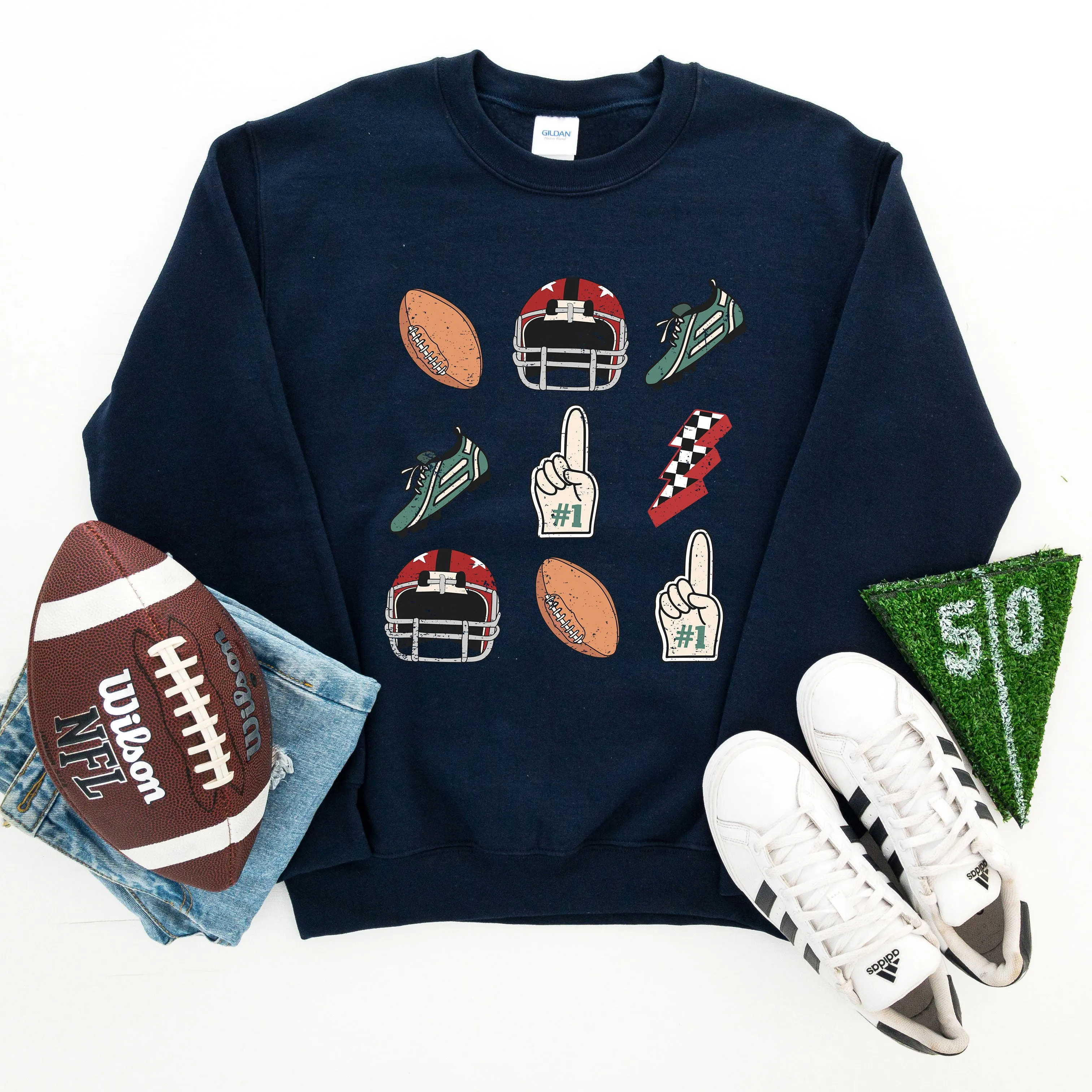 Football Collage | Sweatshirt