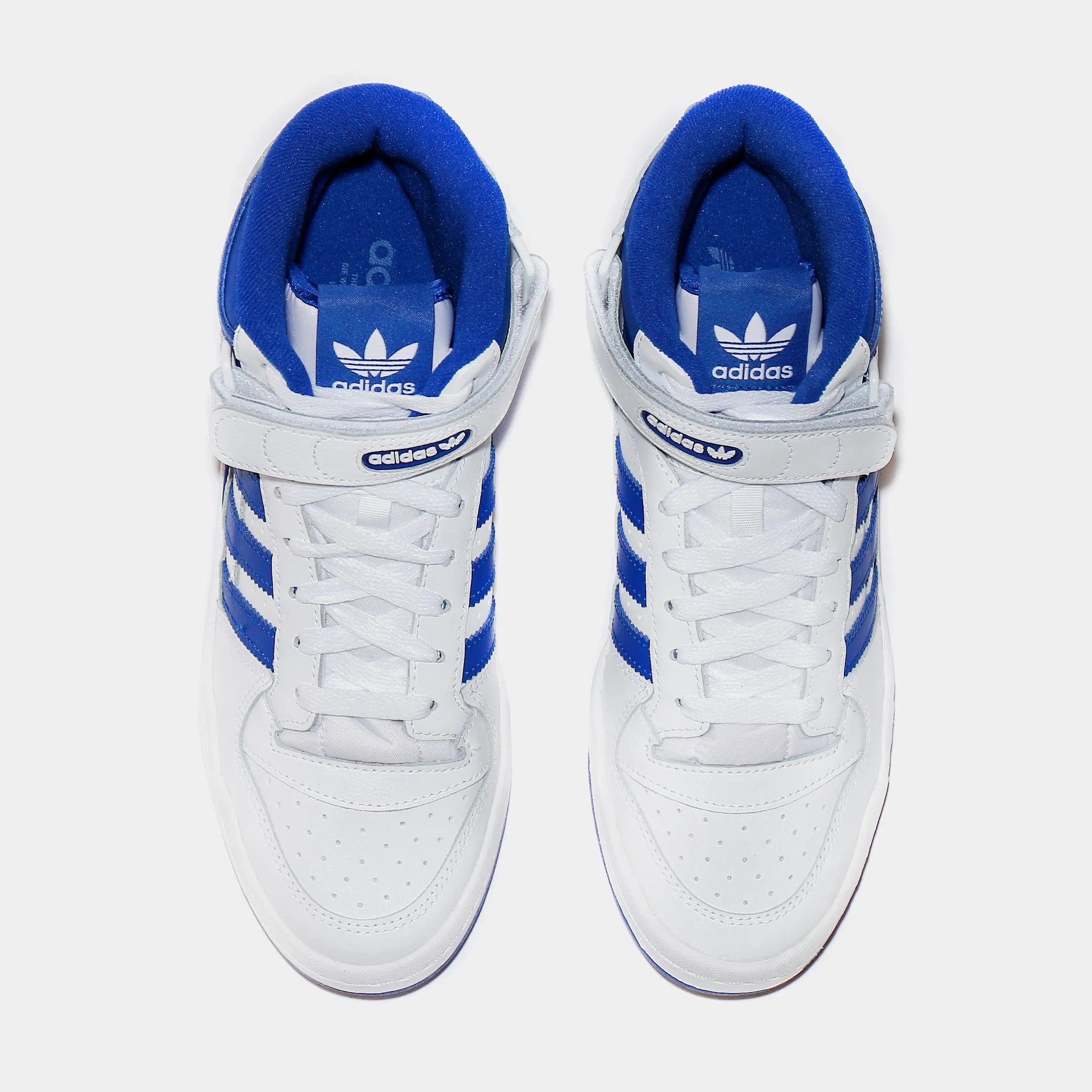 Forum Mid Mens Lifestyle Shoes (Cloud White/Royal Blue)