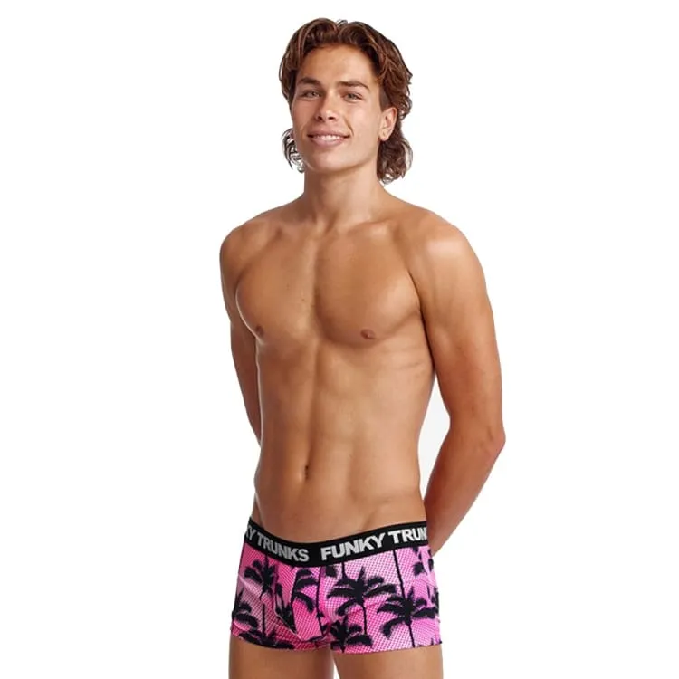 Funky Men Underwear Trunks-Pop Palms