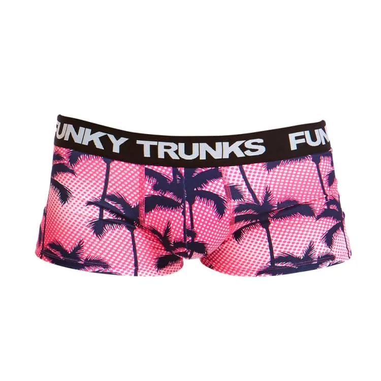 Funky Men Underwear Trunks-Pop Palms