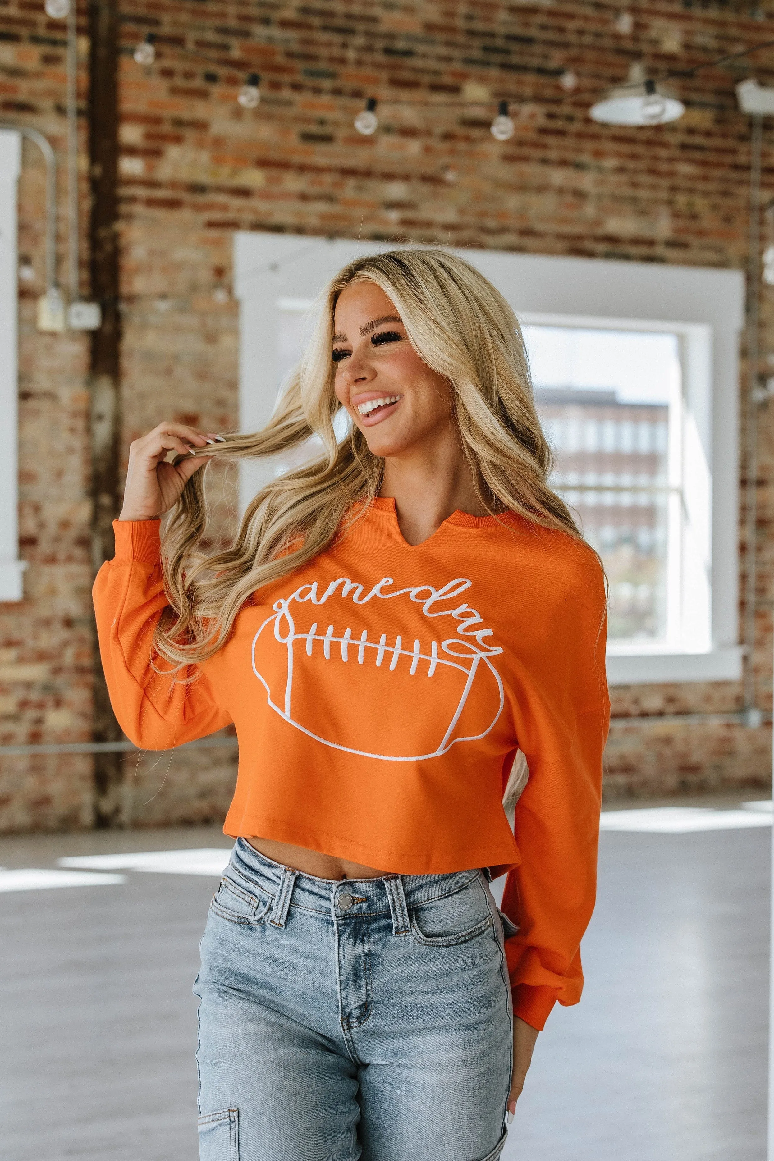 Game Day Cropped Sweatshirt | S-XL | PRE ORDER