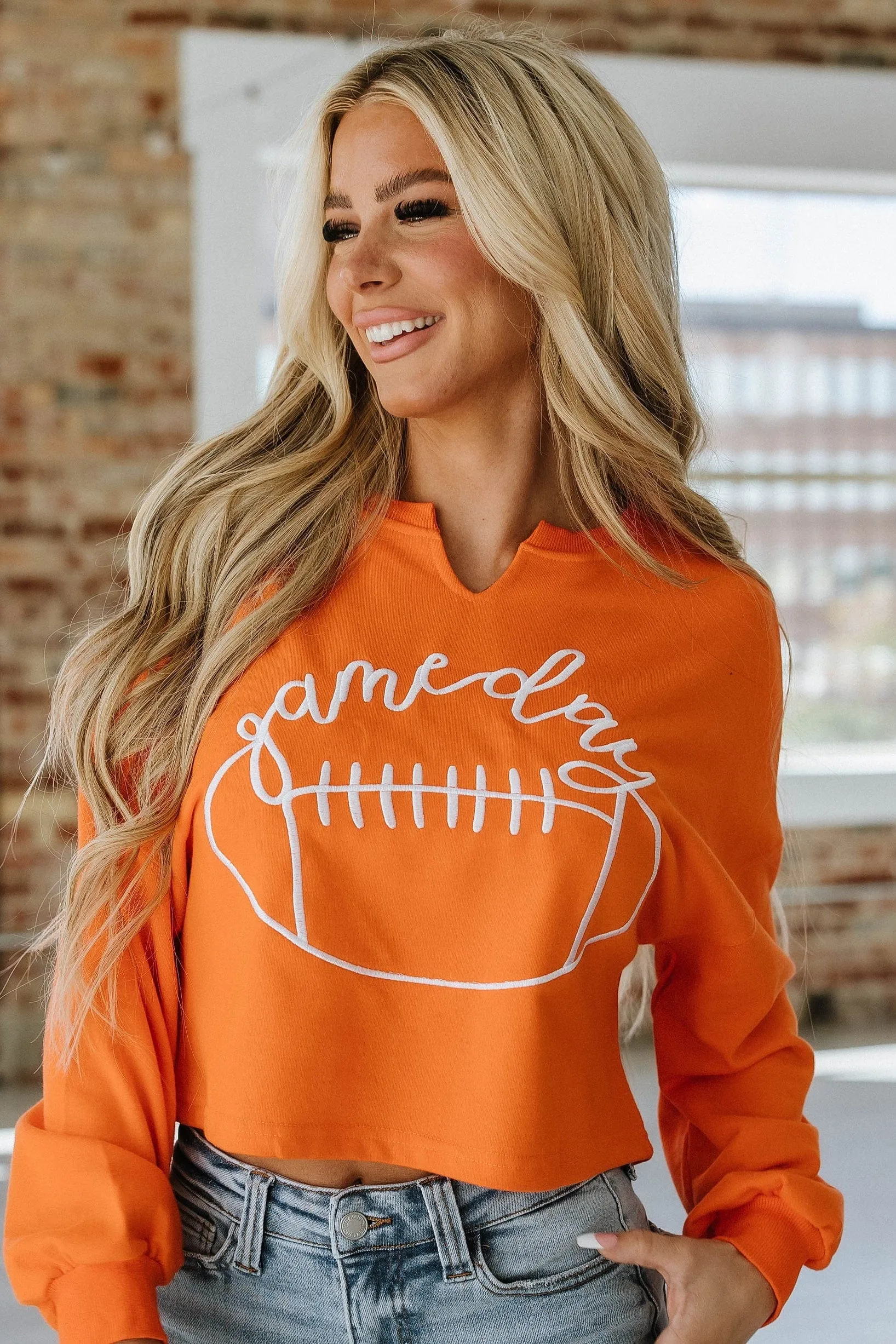 Game Day Cropped Sweatshirt | S-XL | PRE ORDER