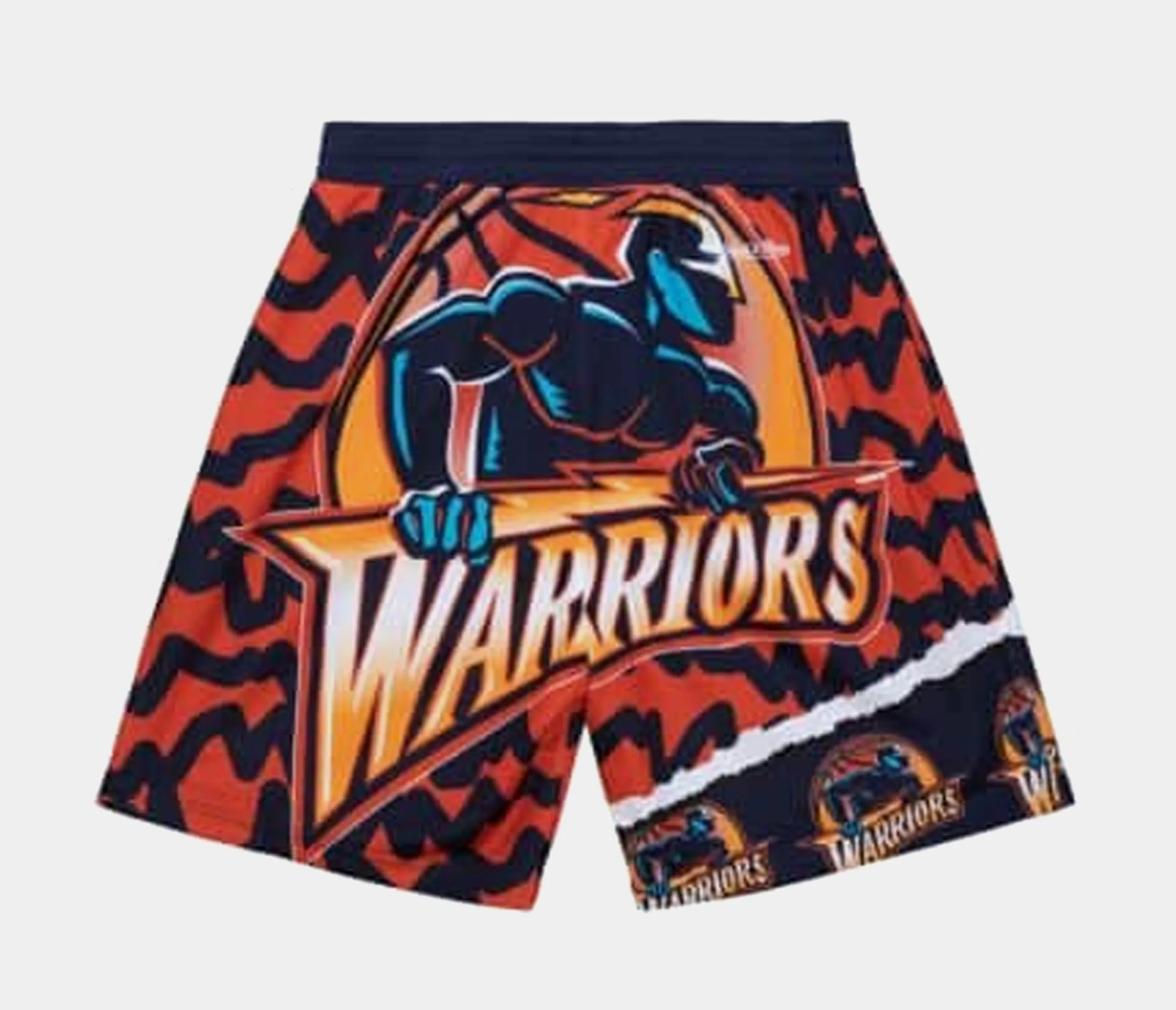 Golden State Warriors Jumbotron 2.0 Sublimated Shorts Mens Shorts (Blue/Multi)