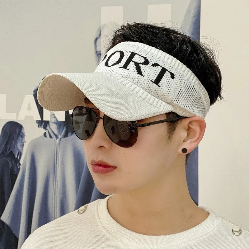 Hairband empty top hat for women new summer sports straw hat internet celebrity cute cycling small fragrant style big brim hat