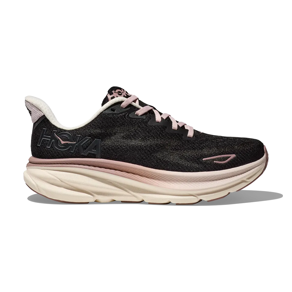 HOKA Women's Clifton 9 Obsidian/Quartzite