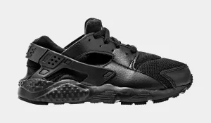 Huarache Run Preschool Lifestyle Shoe (Black)