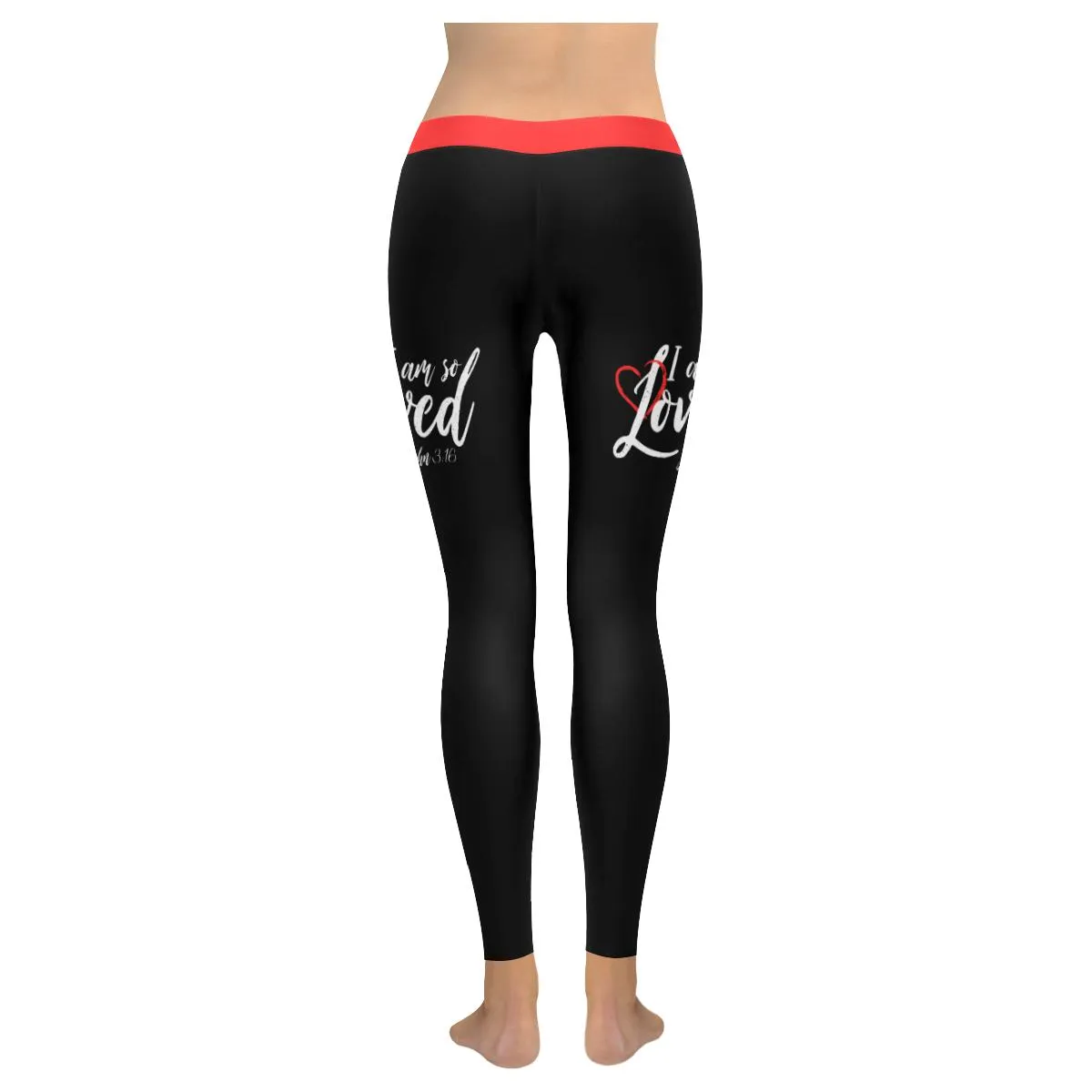 I Am So Loved John 316 Soft Leggings For Women - Christian Leggings For Women