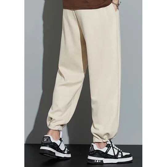 Knitted Straight Leg Suede Sports Versatile Sweatpant