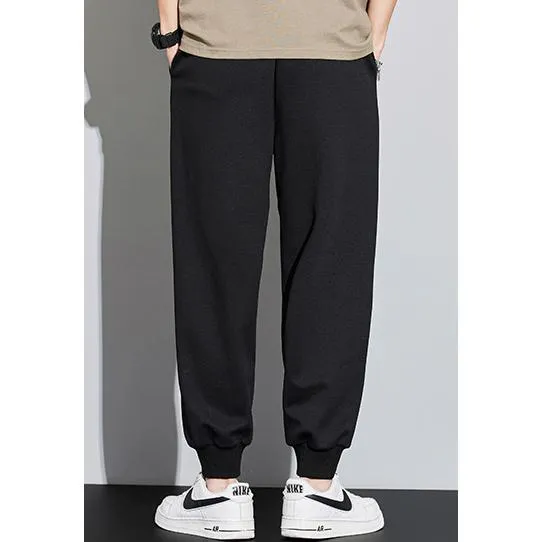 Knitted Tapered Loose Fit Trendy Sports Sweatpant