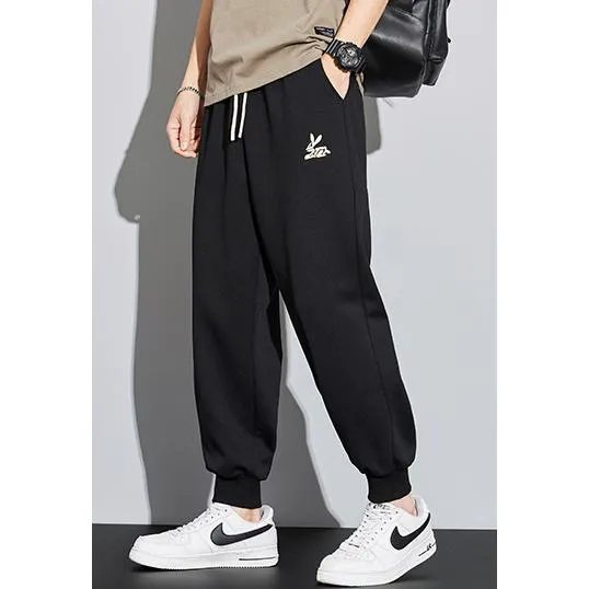 Knitted Tapered Loose Fit Trendy Sports Sweatpant