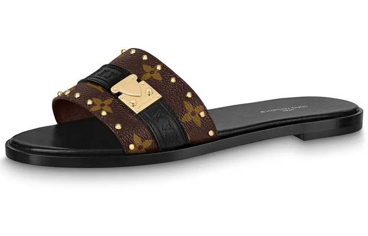 Louis Vuitton Lock It slippers for women