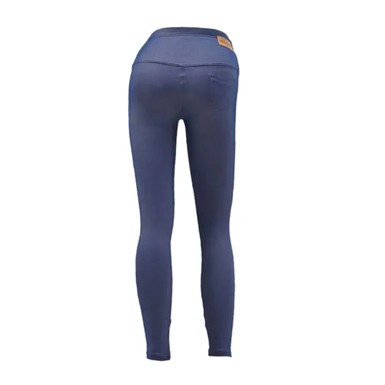 Maka-Hou Women Denim Water Leggings-BLUE (Japanese Brand)