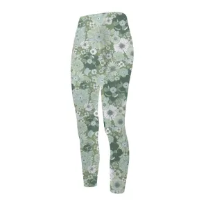 Maka-Hou Women P Water ＆ Yoga Leggings-GREENFLOWER (Japanese Brand)