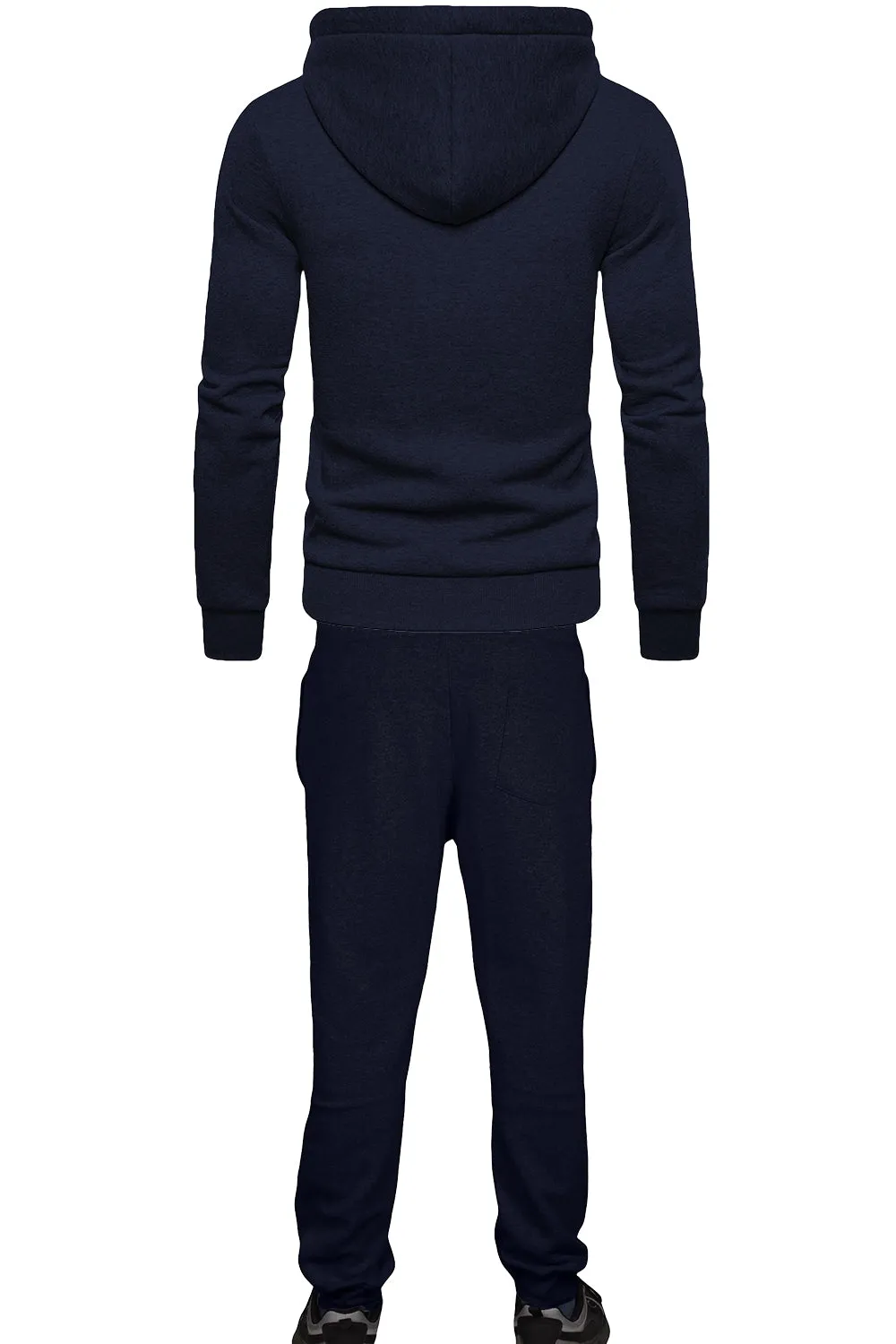 Mens Full Zip Plain Tracksuit