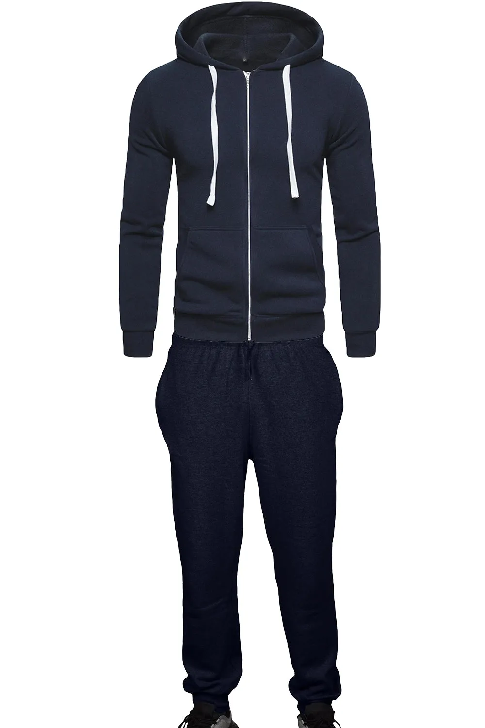 Mens Full Zip Plain Tracksuit