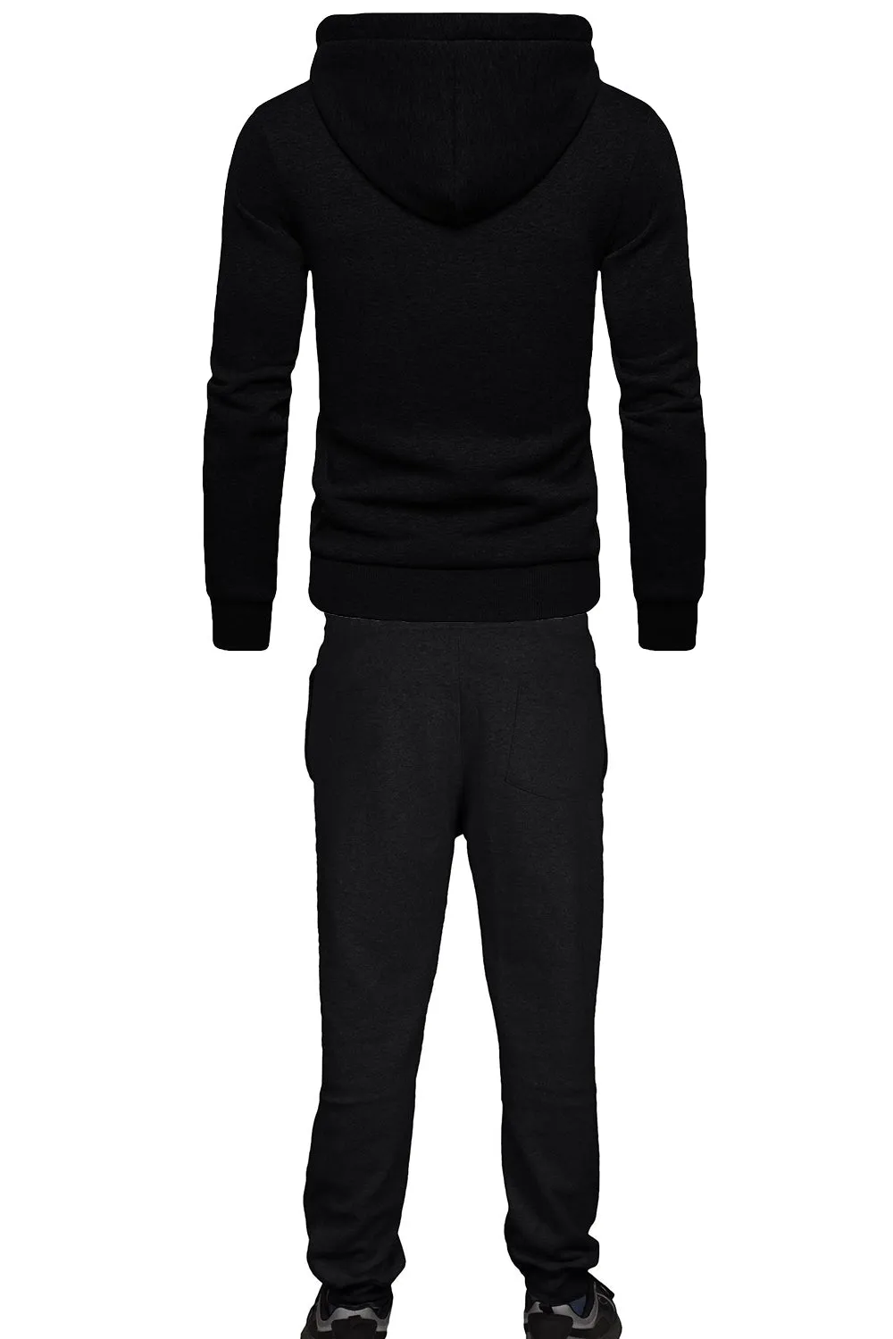 Mens Full Zip Plain Tracksuit