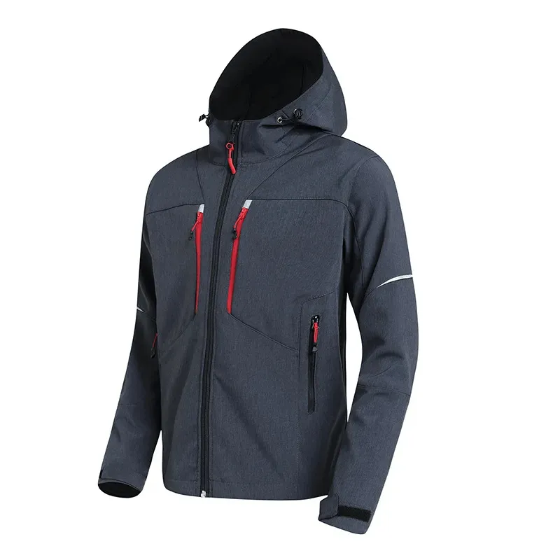 Men's Waterproof Softshell Jacket With Hood - SF2063