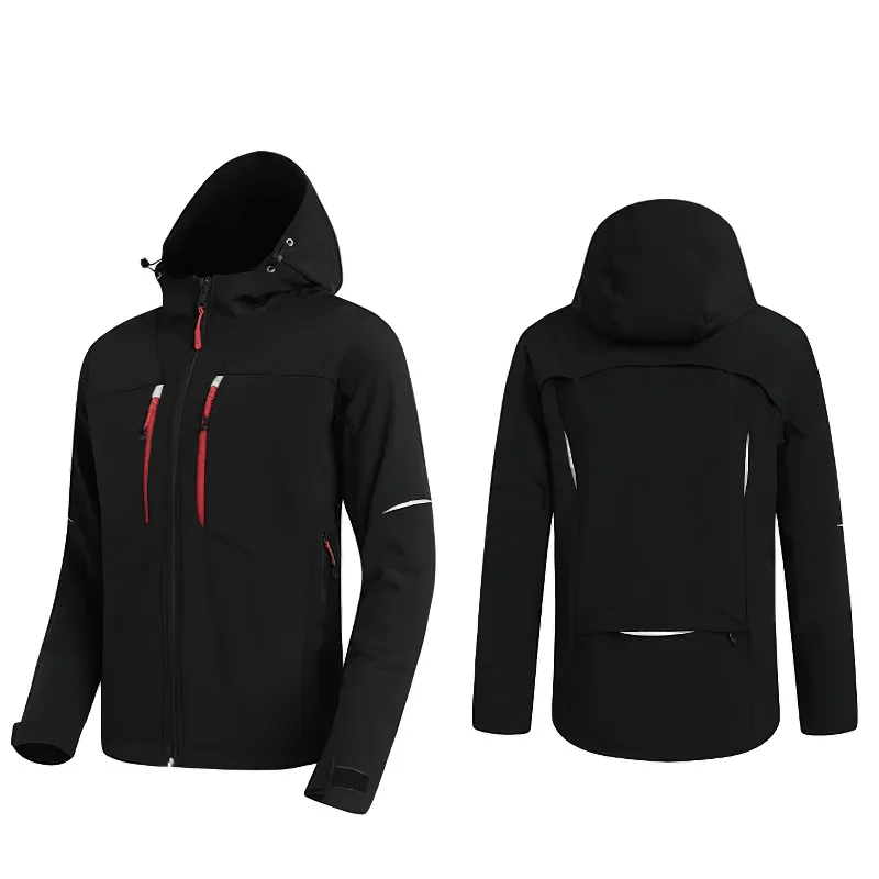 Men's Waterproof Softshell Jacket With Hood - SF2063