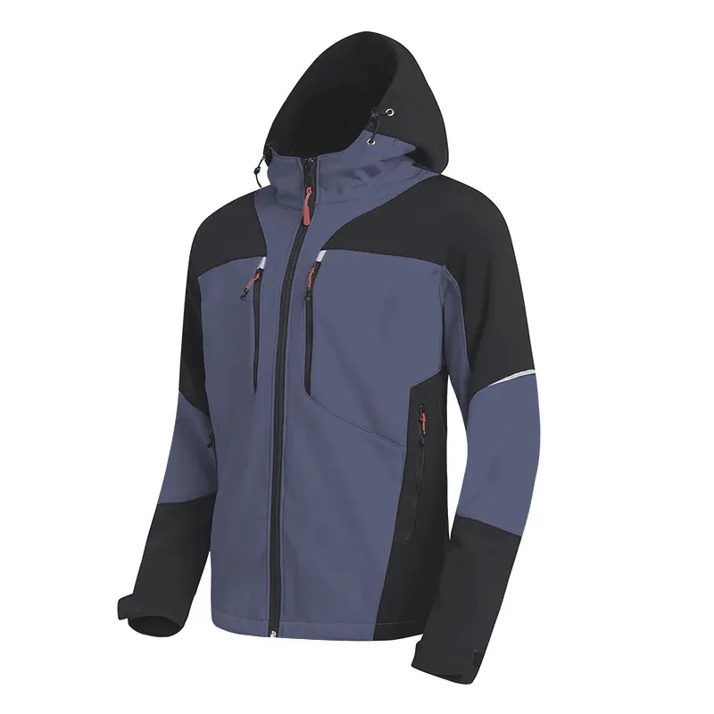 Men's Waterproof Softshell Jacket With Hood - SF2063