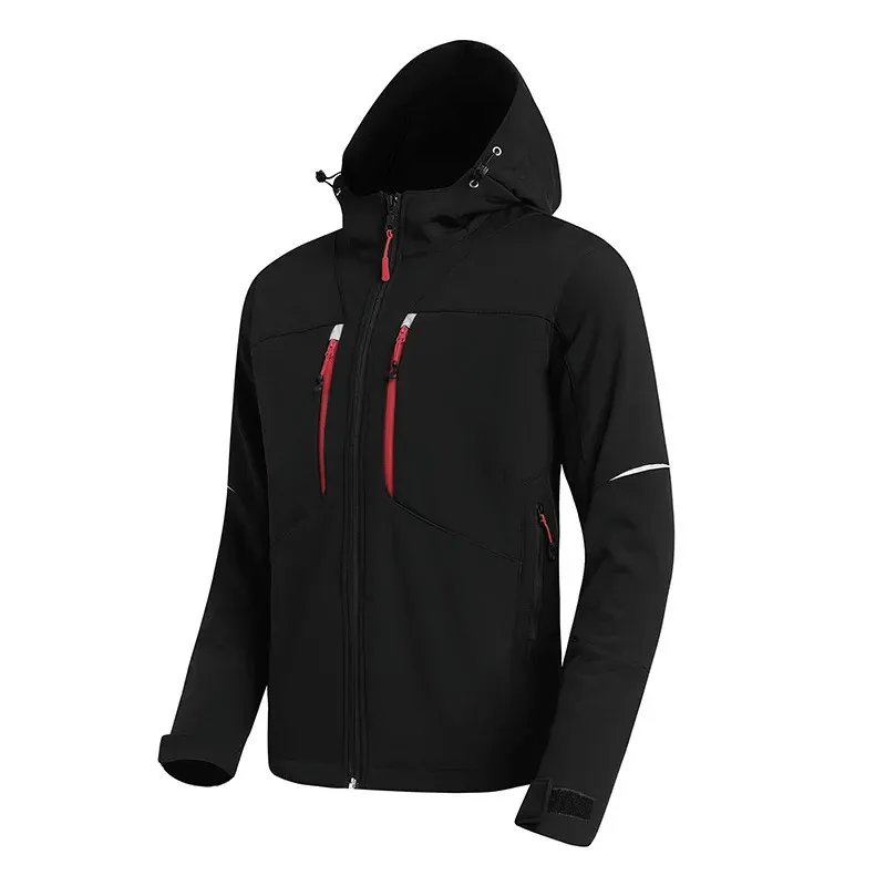 Men's Waterproof Softshell Jacket With Hood - SF2063