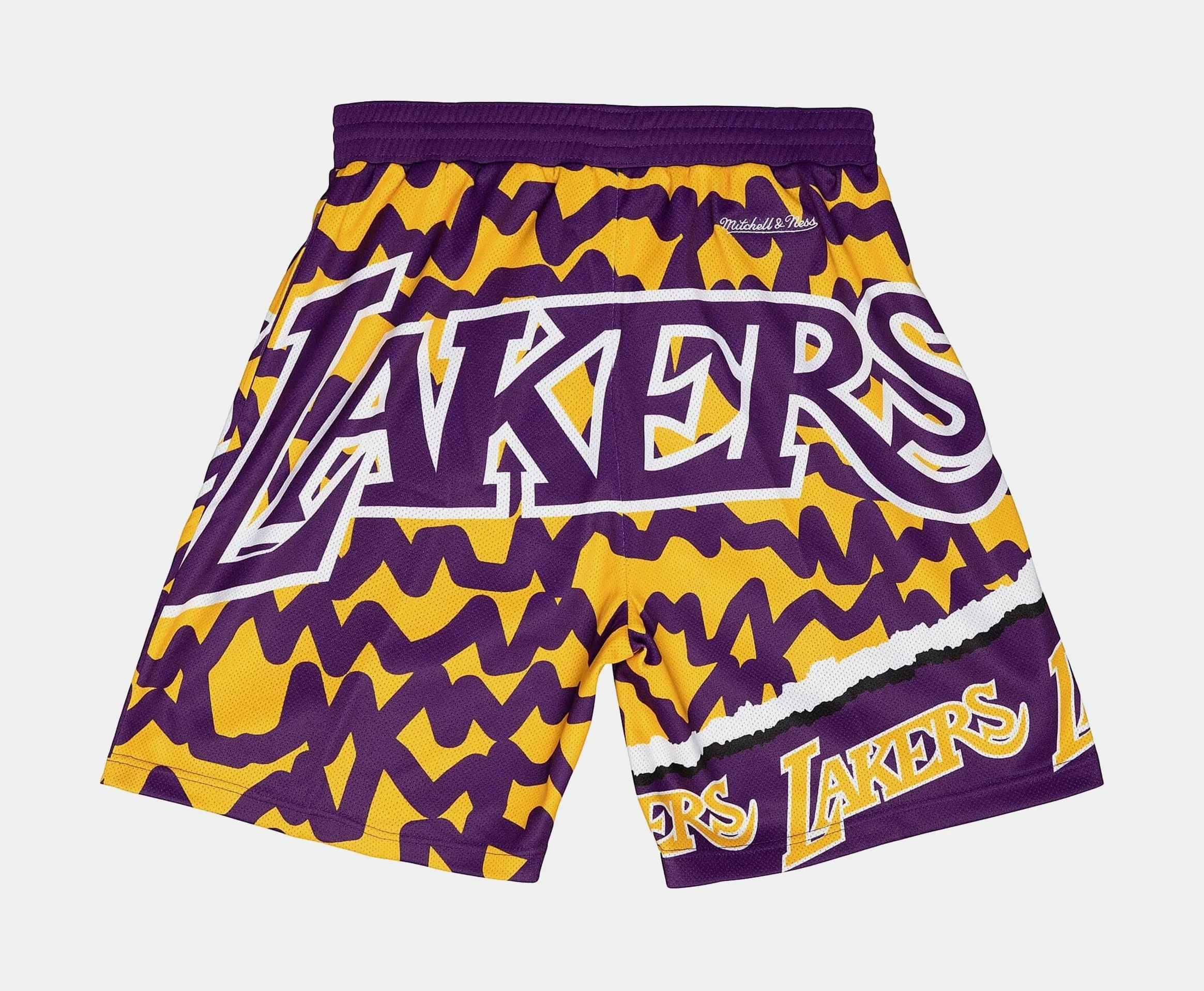 NBA Los Angeles Lakers Jumbotron 2.0 Sublimated Shorts Mens Shorts (Yellow/Purple)