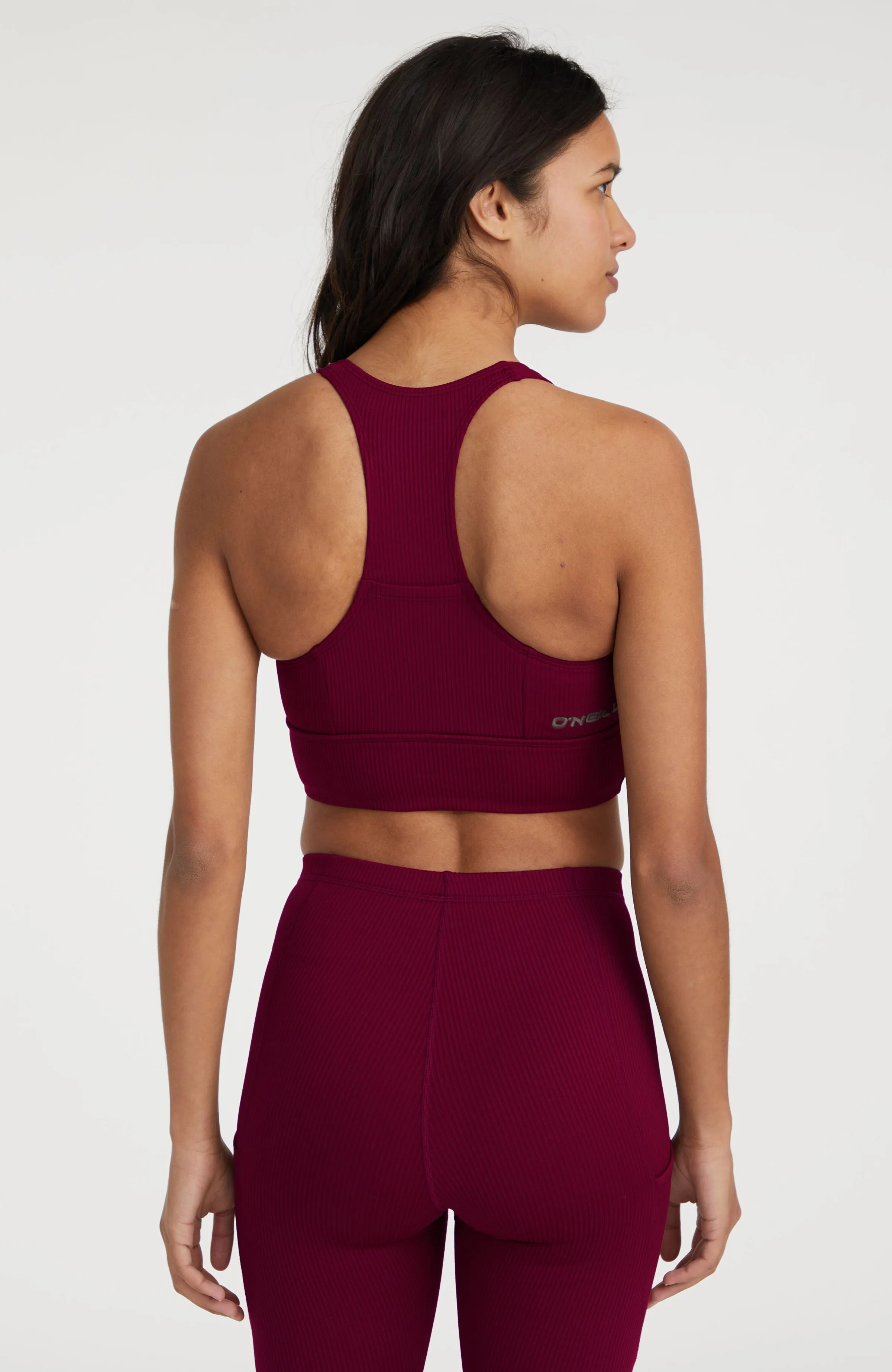 O'Neill TRVLR Series Rib Sports Top | Windsor Wine Colour Block