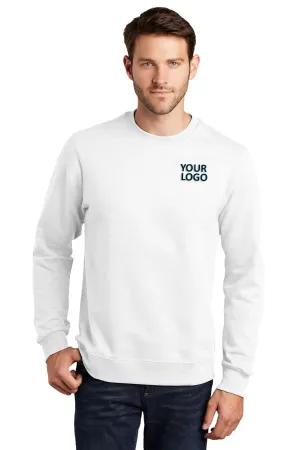 Port & Company Fan Favorite Fleece Custom Sweatshirts, White