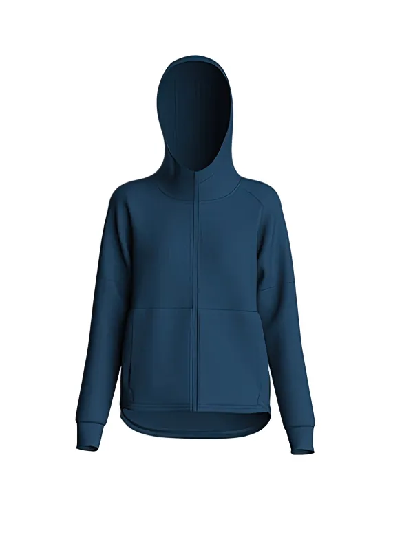 Quick-drying Stylish Women's Sports Jacket with Zipper and Hood - SF1272